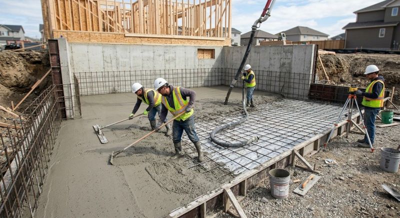 Basement Concrete Installation in Bixby, OK