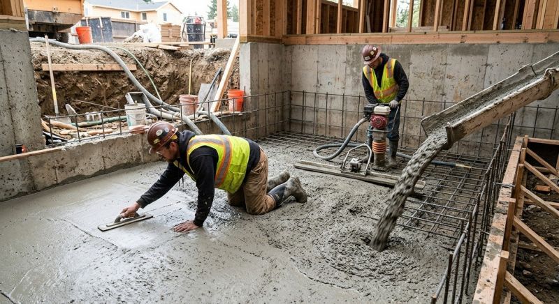 Basement Concrete Installation in Sapulpa, OK