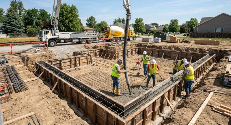 Cement Foundation Installation in Tulsa County, OK