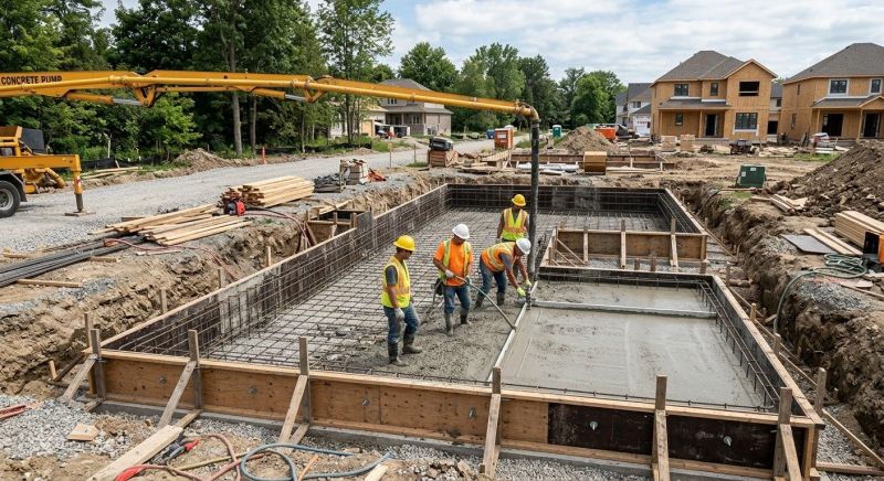 Cement Foundation Installation in Tulsa County, OK