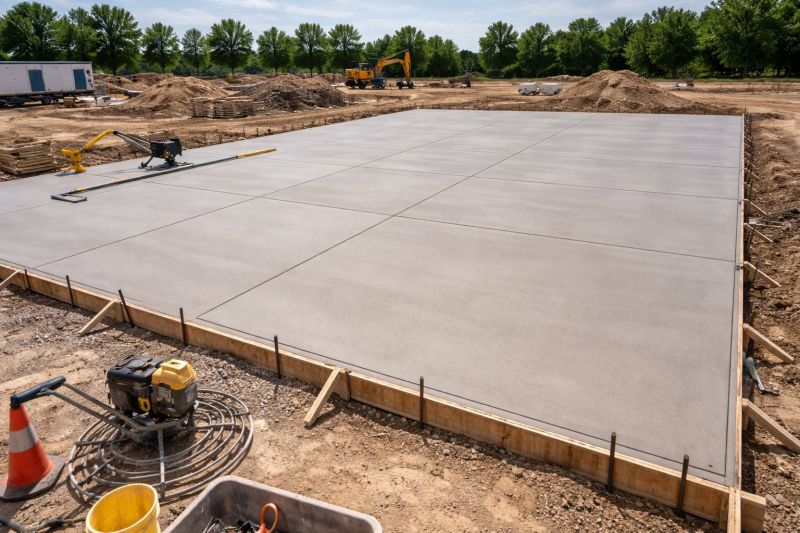 Commercial Slab Installation in Collinsville, OK