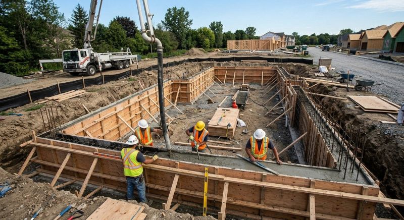 Concrete Foundation Installation in Sand Springs, OK