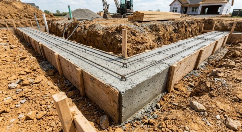 House Footing Construction in Tulsa County, OK